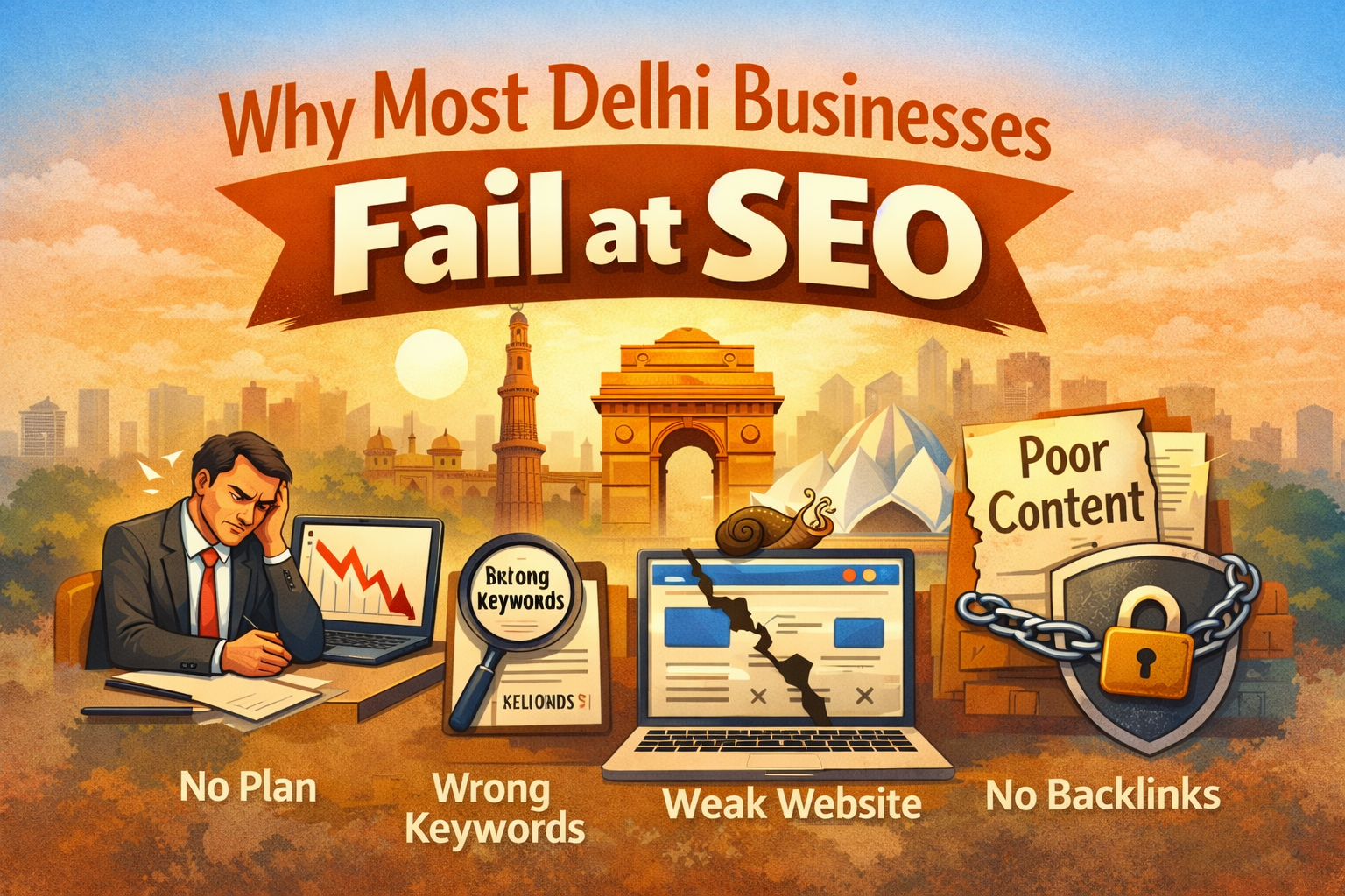 Why Most Delhi Businesses Fail at SEO