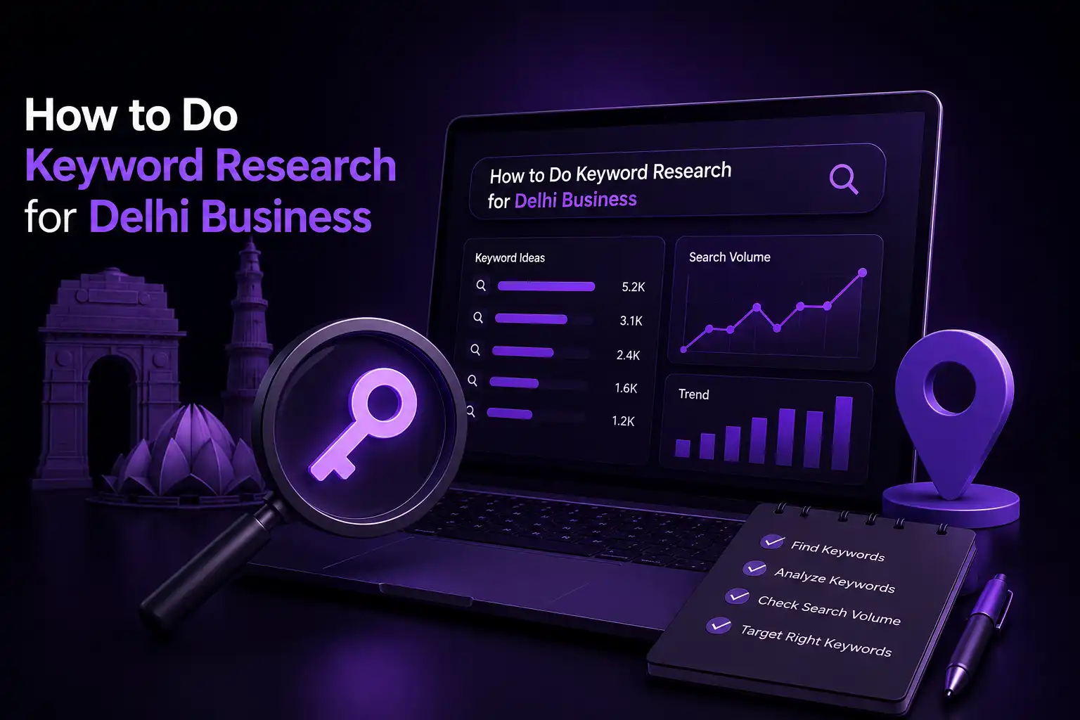 How to Do Keyword Research for a Delhi Business