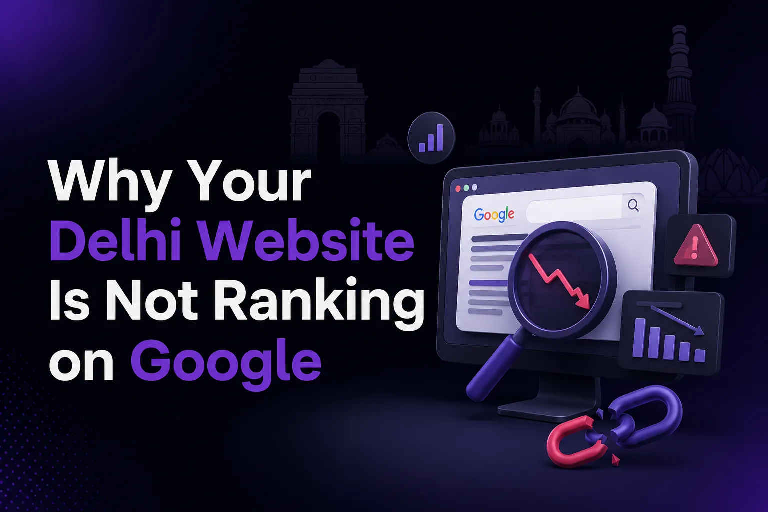 Why Your Delhi Website Is Not Ranking on Google