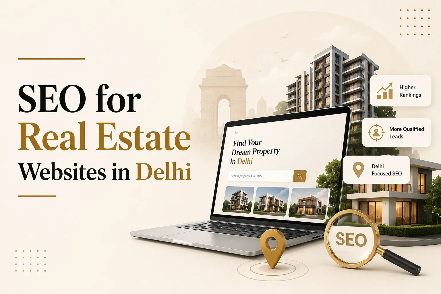 SEO for Real Estate Websites in Delhi