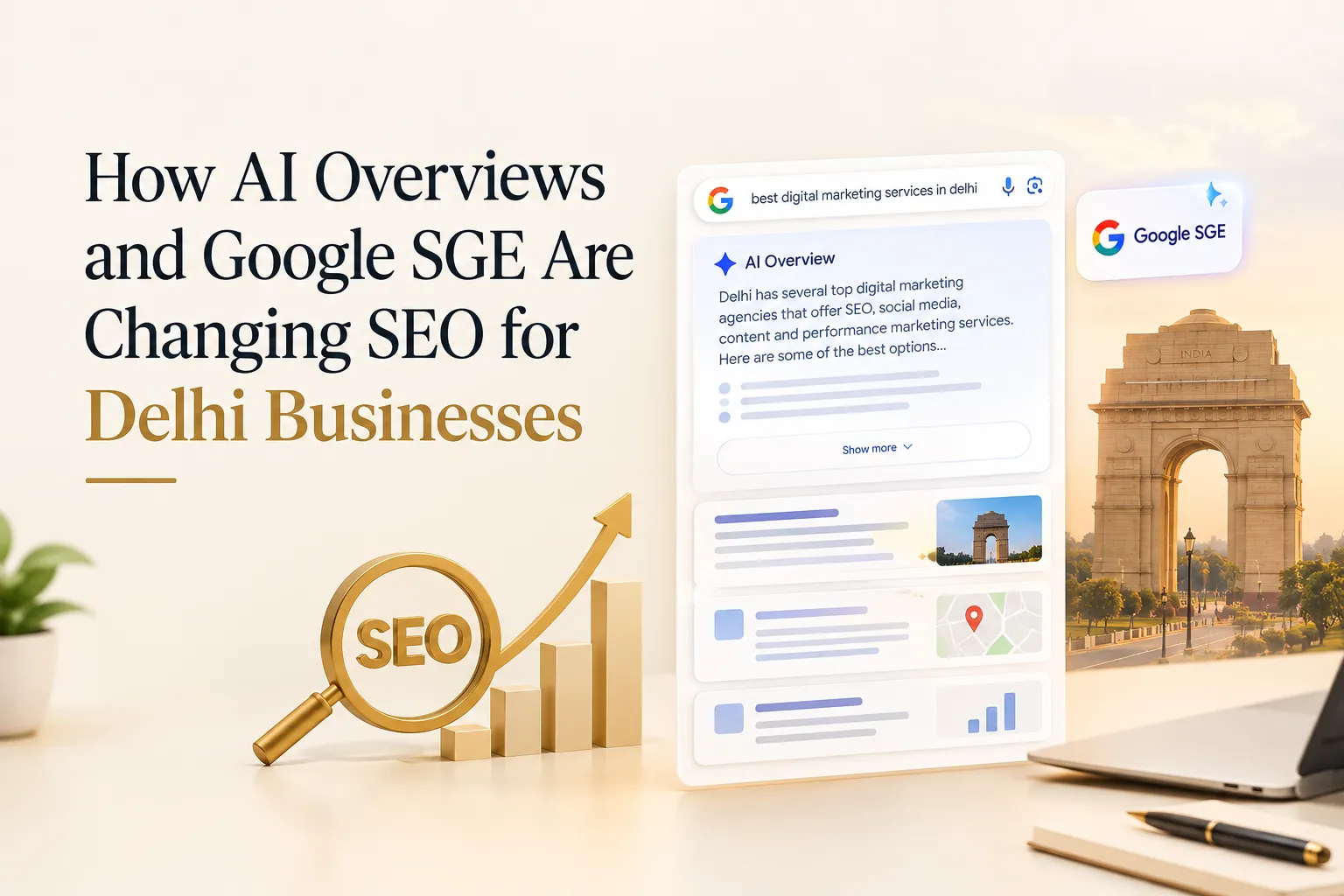 How AI Overviews and Google SGE Are Changing SEO for Delhi Businesses